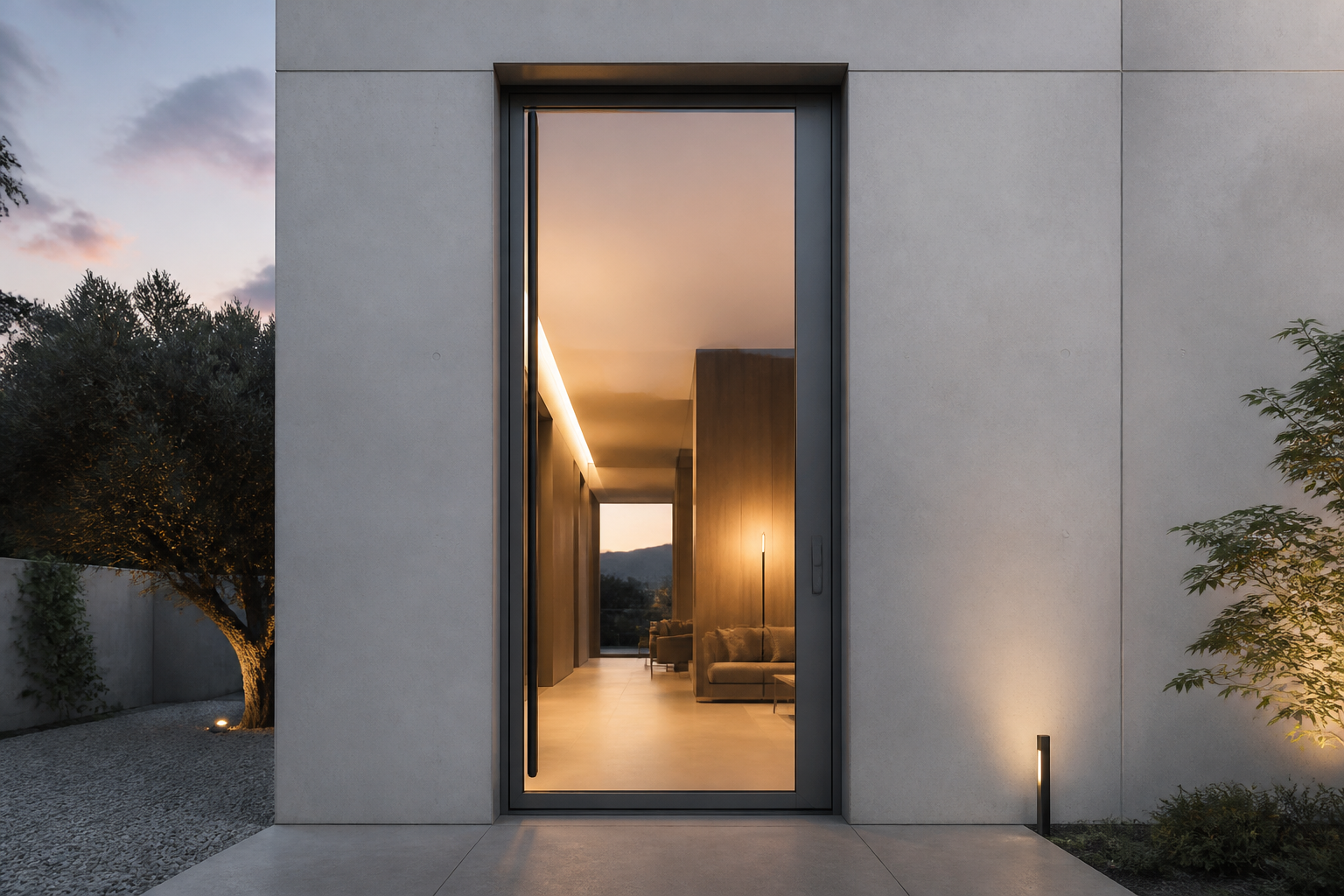 VLX 100 Pivot Door in Torrance, CA | Hale Windows Torrance - detail 2